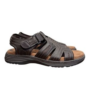 Nunn Bush Dual Comfort Men's Brown Sandals Size 8